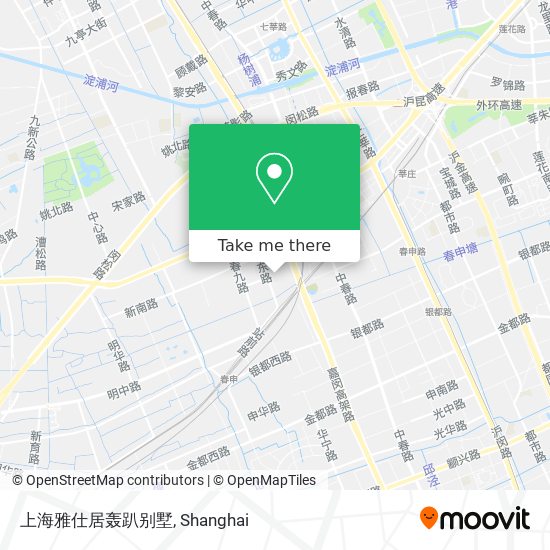 上海雅仕居轰趴别墅 map