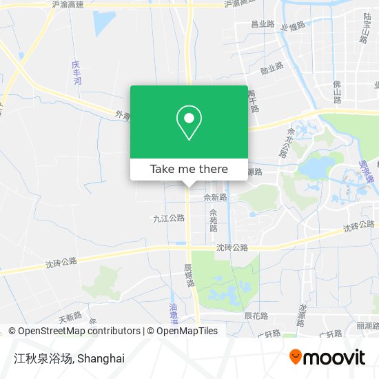 江秋泉浴场 map