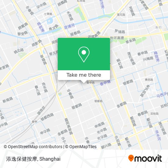 添逸保健按摩 map