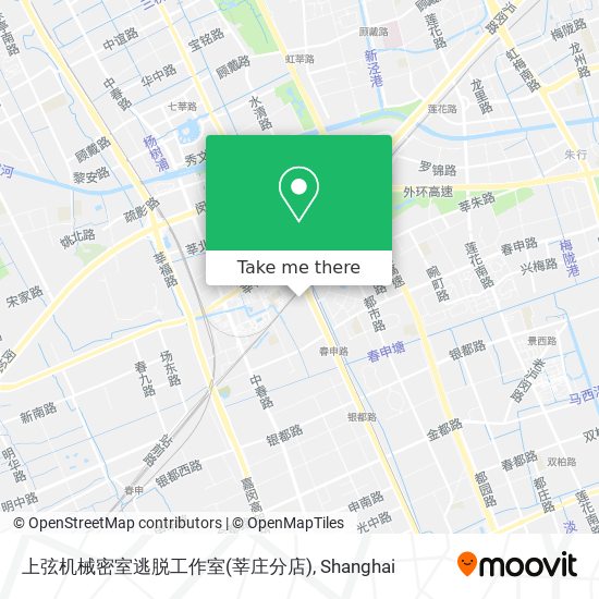 上弦机械密室逃脱工作室(莘庄分店) map