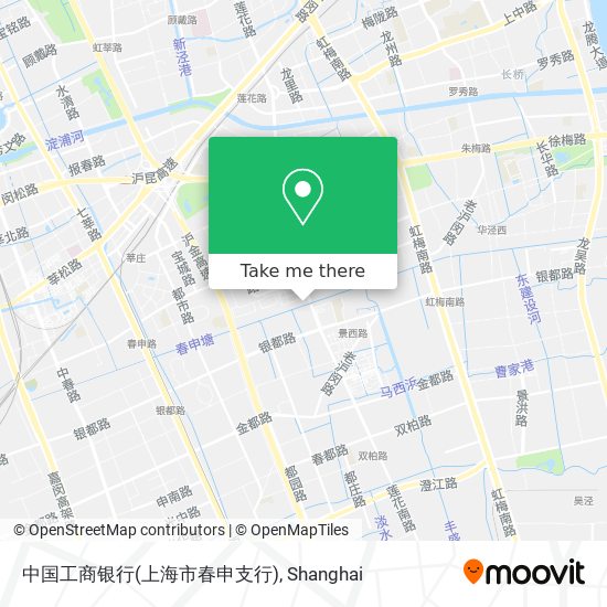 中国工商银行(上海市春申支行) map