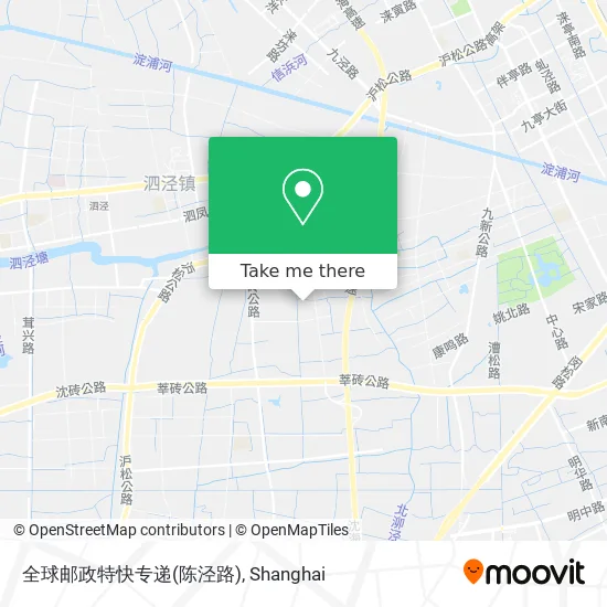全球邮政特快专递(陈泾路) map