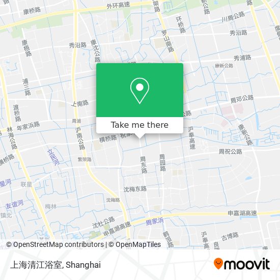 上海清江浴室 map