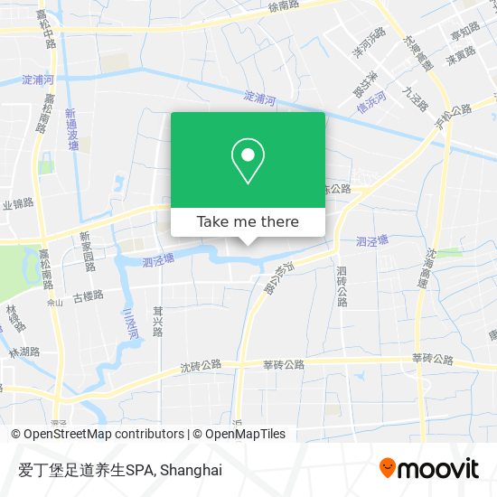 爱丁堡足道养生SPA map