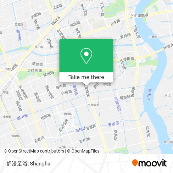 舒漫足浴 map