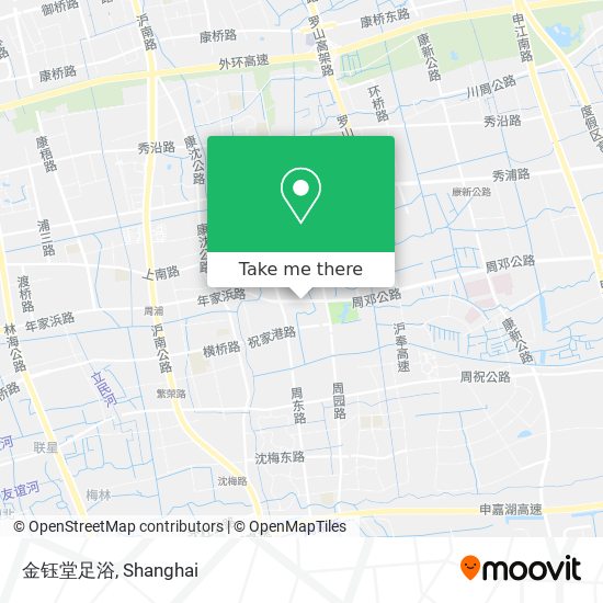 金钰堂足浴 map