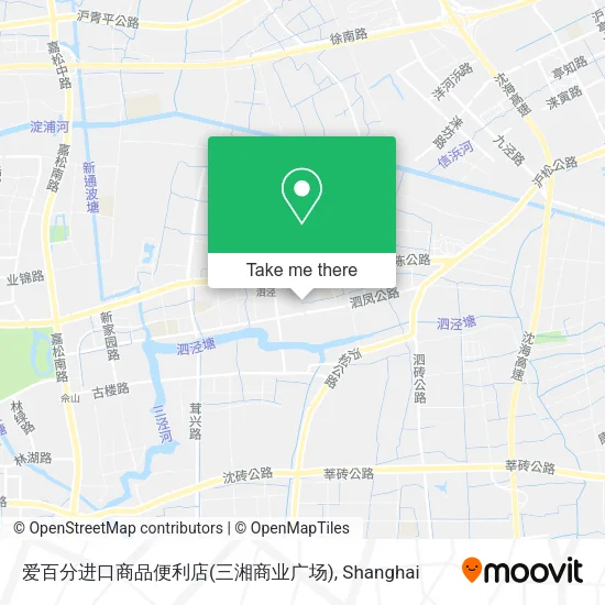 爱百分进口商品便利店(三湘商业广场) map