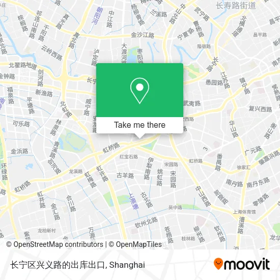 长宁区兴义路的出库出口 map