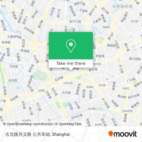 古北路兴义路 公共车站 map