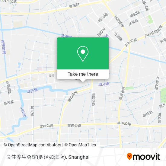 良佳养生会馆(泗泾如海店) map