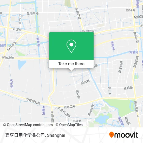 嘉亨日用化学品公司 map