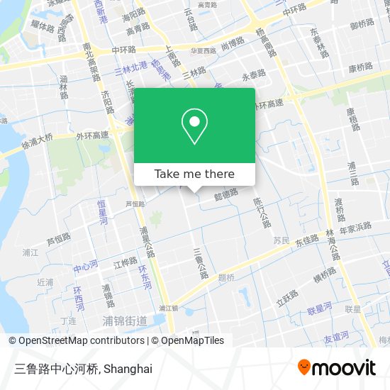 三鲁路中心河桥 map
