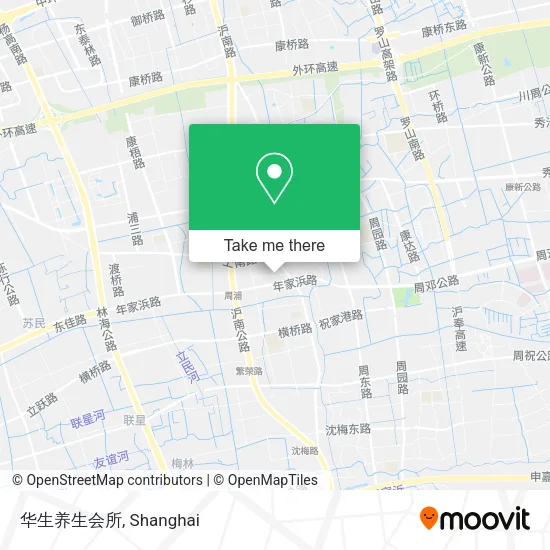 华生养生会所 map