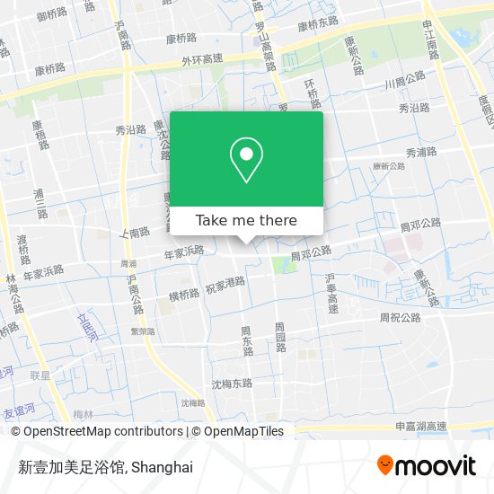 新壹加美足浴馆 map