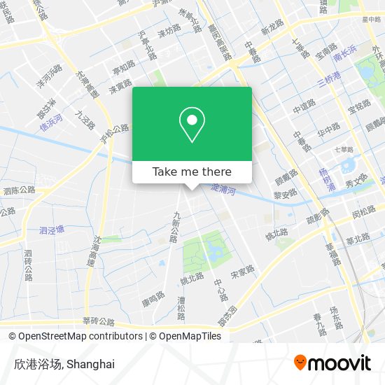 欣港浴场 map