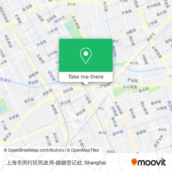 上海市闵行区民政局-婚姻登记处 map