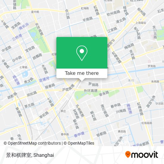 景和棋牌室 map