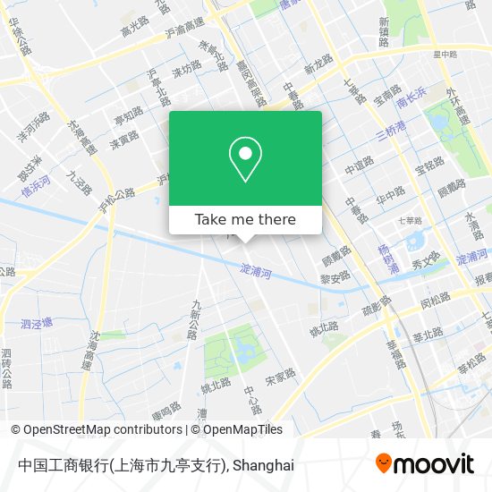 中国工商银行(上海市九亭支行) map
