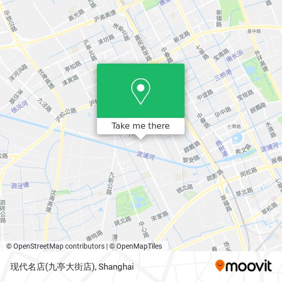 现代名店(九亭大街店) map