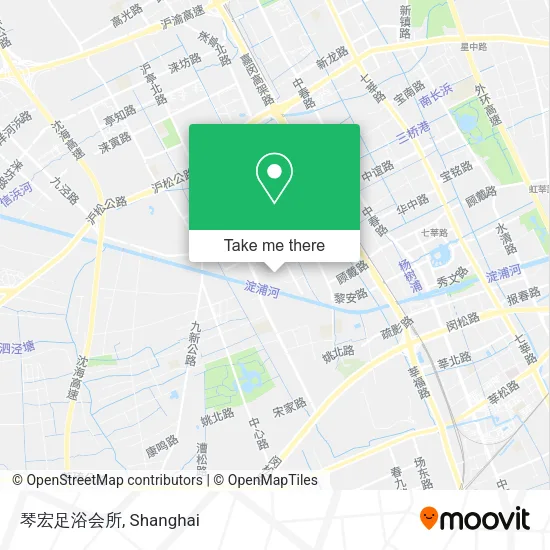 琴宏足浴会所 map