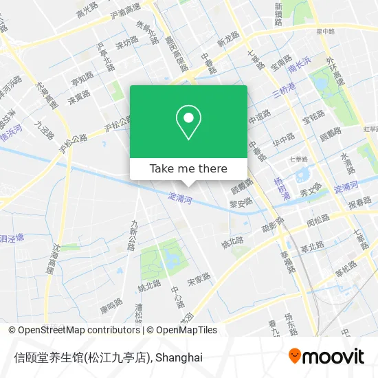 信颐堂养生馆(松江九亭店) map