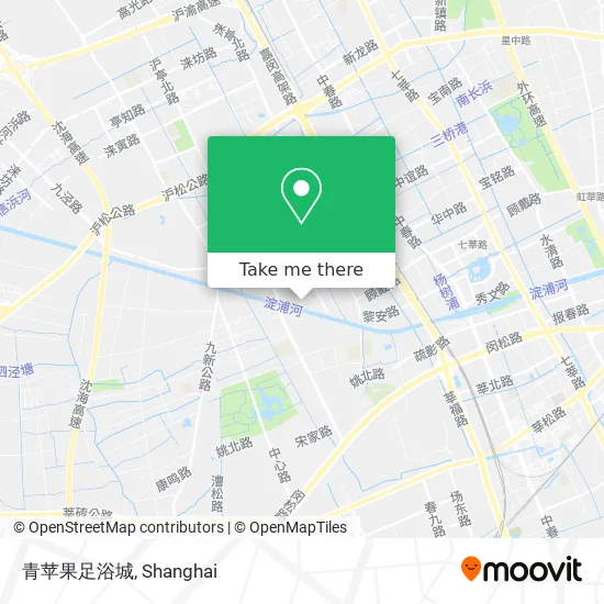 青苹果足浴城 map