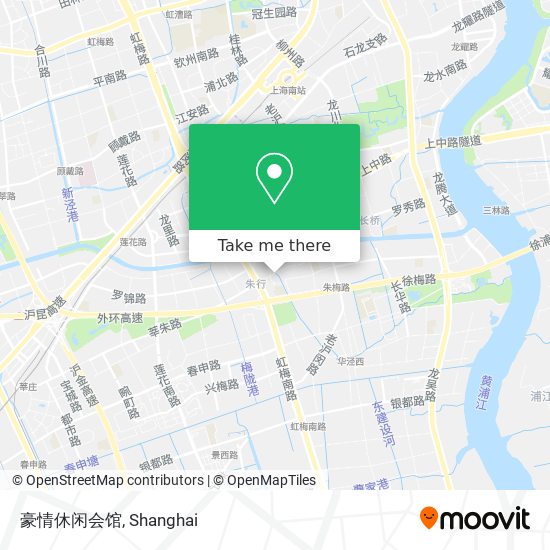 豪情休闲会馆 map