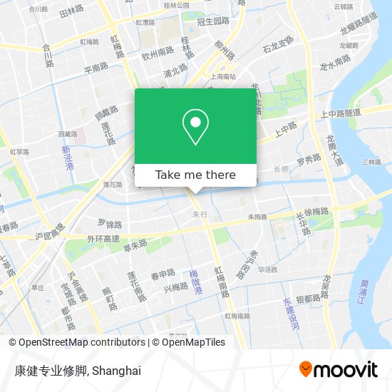 康健专业修脚 map