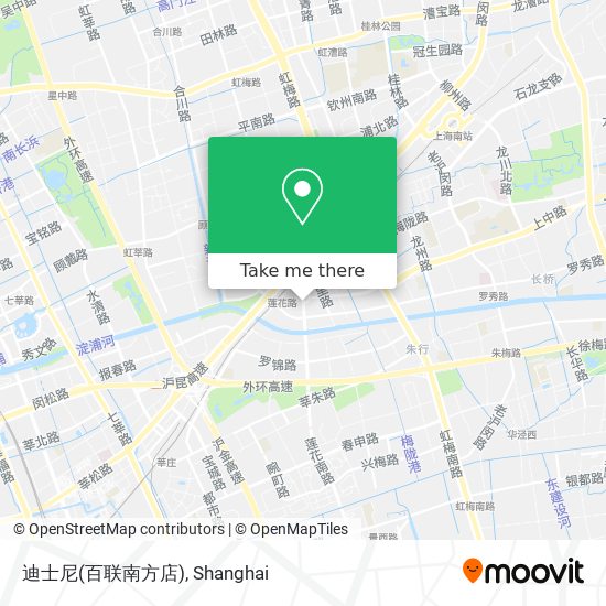 迪士尼(百联南方店) map