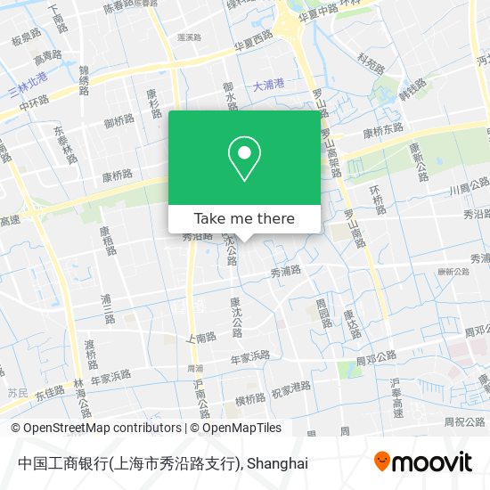 中国工商银行(上海市秀沿路支行) map
