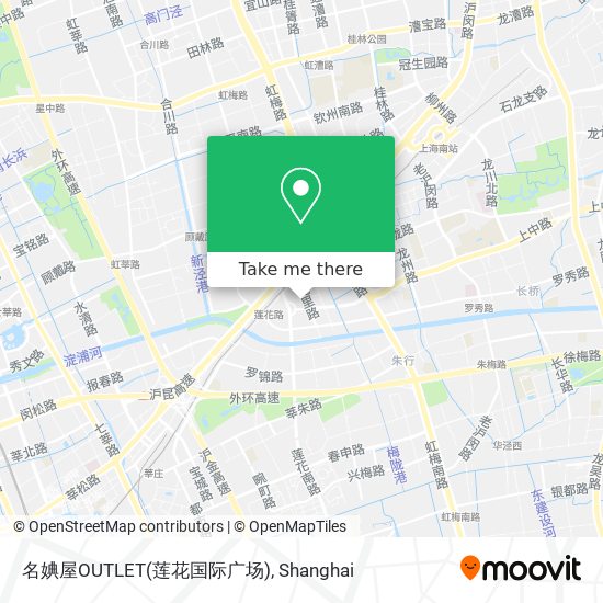 名婰屋OUTLET(莲花国际广场) map