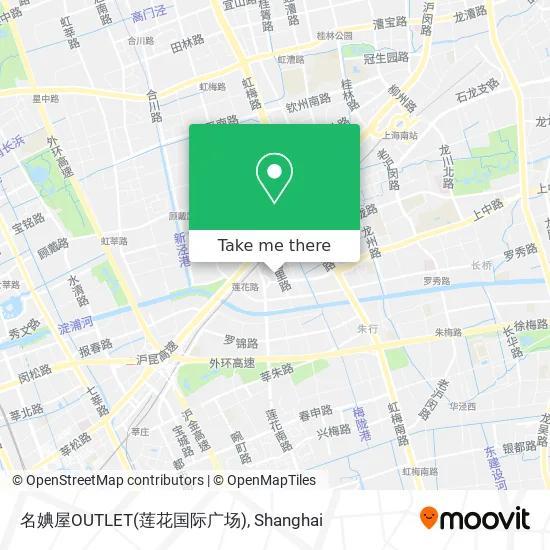 名婰屋OUTLET(莲花国际广场) map
