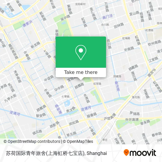 苏荷国际青年旅舍(上海虹桥七宝店) map