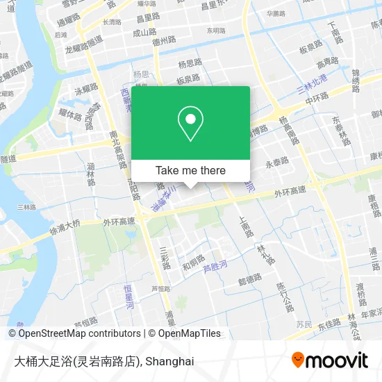 大桶大足浴(灵岩南路店) map