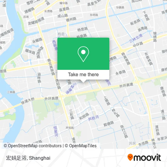 宏娟足浴 map