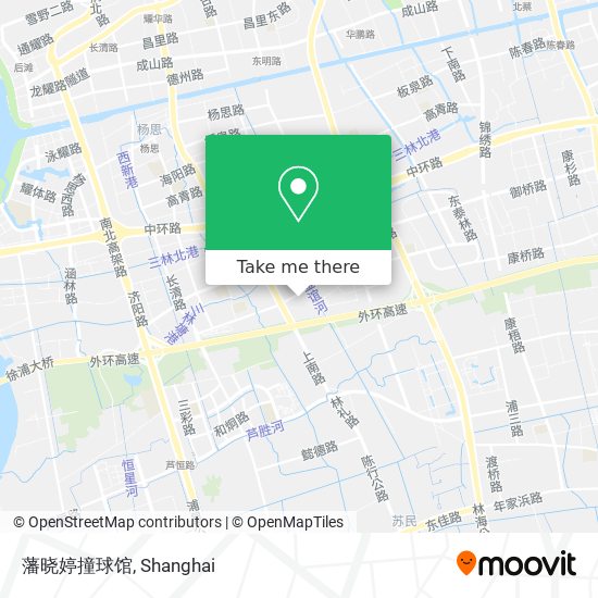 藩晓婷撞球馆 map