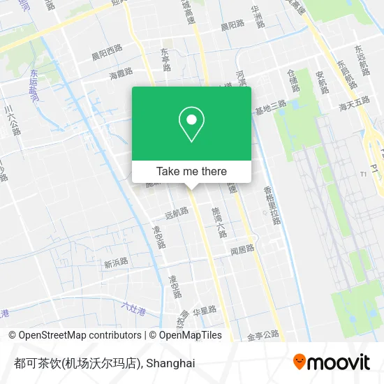 都可茶饮(机场沃尔玛店) map