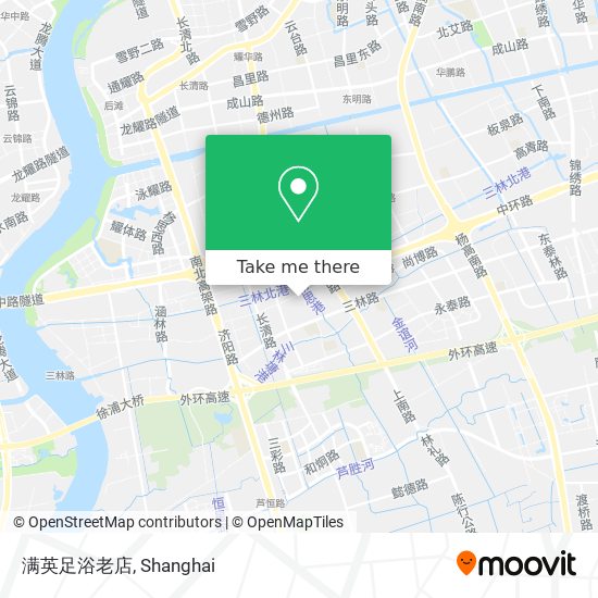 满英足浴老店 map