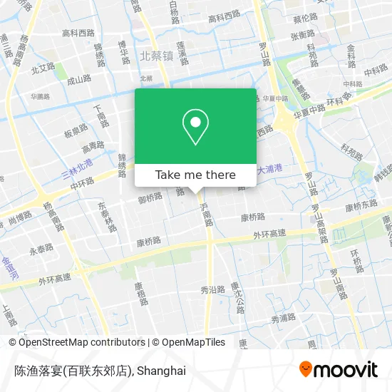 陈渔落宴(百联东郊店) map