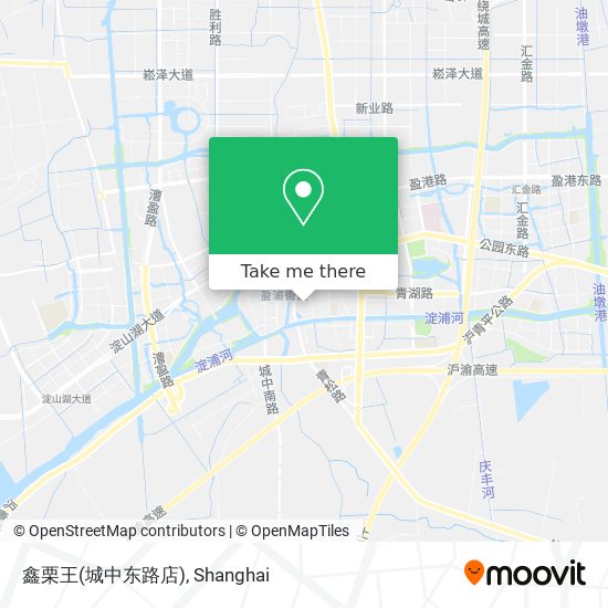 鑫栗王(城中东路店) map