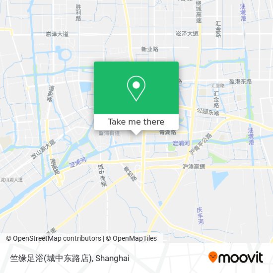 竺缘足浴(城中东路店) map