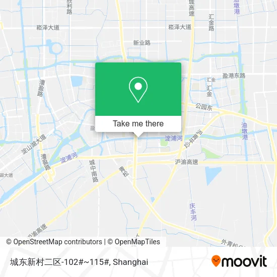 城东新村二区-102#~115# map