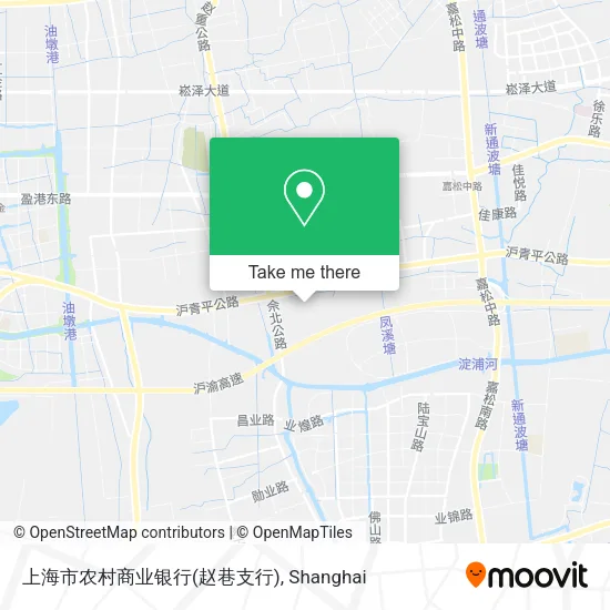 上海市农村商业银行(赵巷支行) map