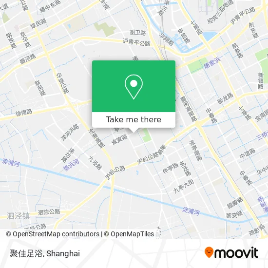 聚佳足浴 map