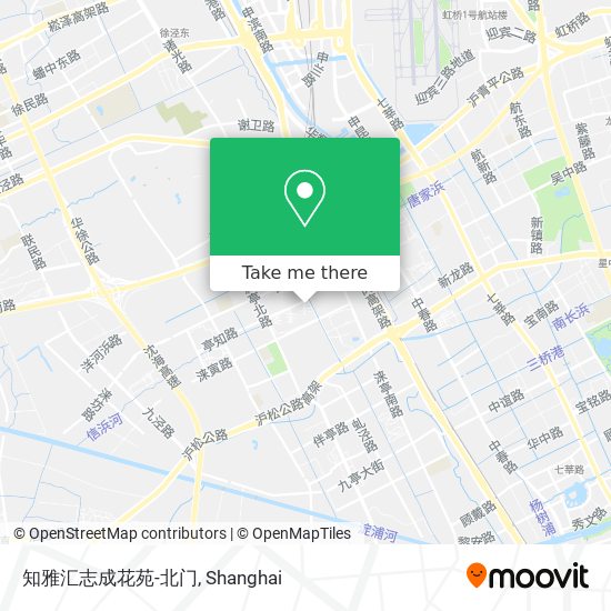知雅汇志成花苑-北门 map
