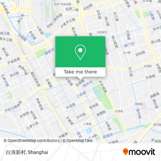 白浪新村 map