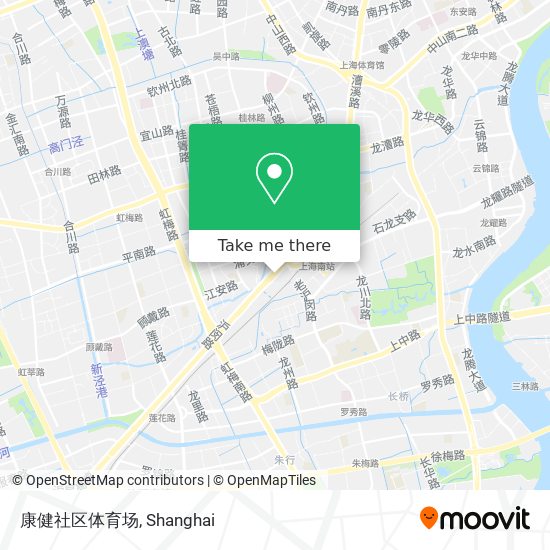 康健社区体育场 map