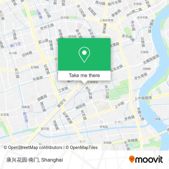 康兴花园-南门 map