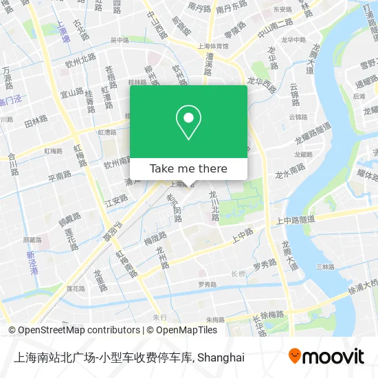 上海南站北广场-小型车收费停车库 map