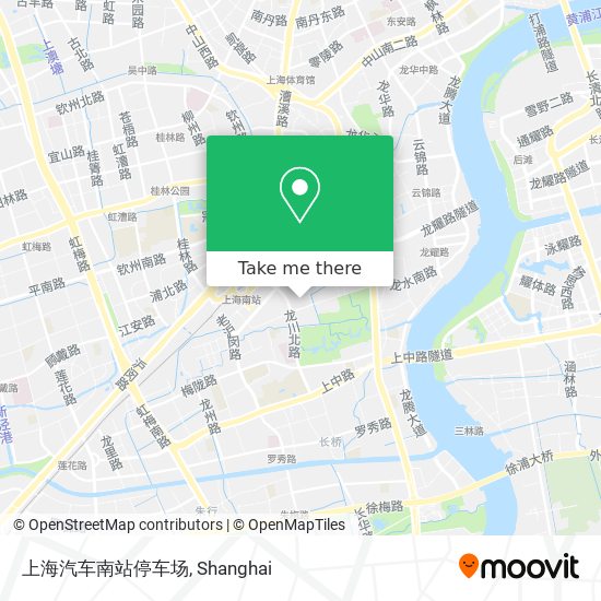 上海汽车南站停车场 map